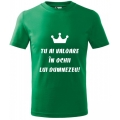 Tricou verde copii, Ai valoare in ochii lui Dumnezeu!